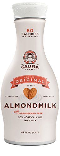 Califia Farms Almondmilk, Dairy Free, Plant Milk, Vegan, Non-GMO, Creamy Original, 48 Oz