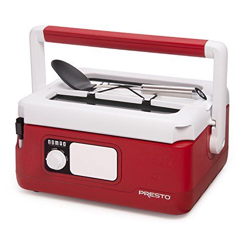 "Presto 06011 Nomad 6-quart Traveling Slow Cooker, Red