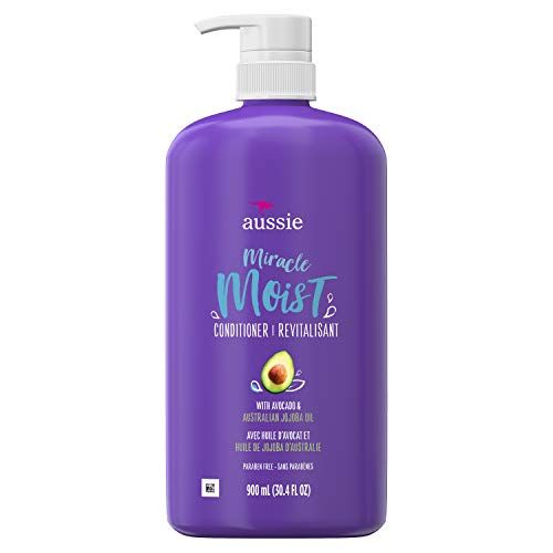 Aussie For Dry Hair Paraben-Free Miracle Moist Conditioner Without Avocado & Jojoba, 30.4 Fluid Ounce, 4 Count