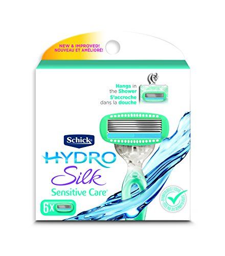 Schick Hydro Silk Sensitive Care Razor Blade Refills, 6-Pack - Image 1