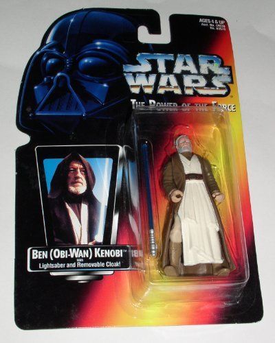 Star Wars: Power of the Force Red Card Ben (Obi-Wan) Kenobi with Short Lightsaber Action Figure