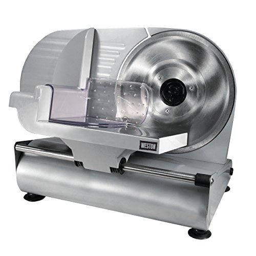 Weston 61-0901-W Heavy Duty Meat and Food Slicer, 9", Stainless Steel