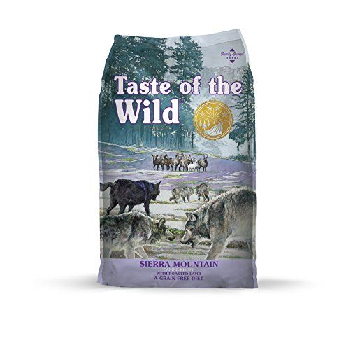 Taste of the Wild Grain Free High Protein Real Meat Recipe Sierra Mountain Premium Dry Dog Food, 14 lb