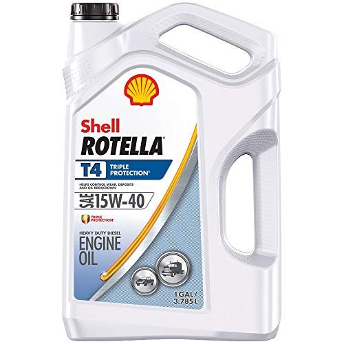 Rotella T4 Triple Protection Diesel Oil, 15W-40 (CK-4), 1 Gallon - Pack of 1