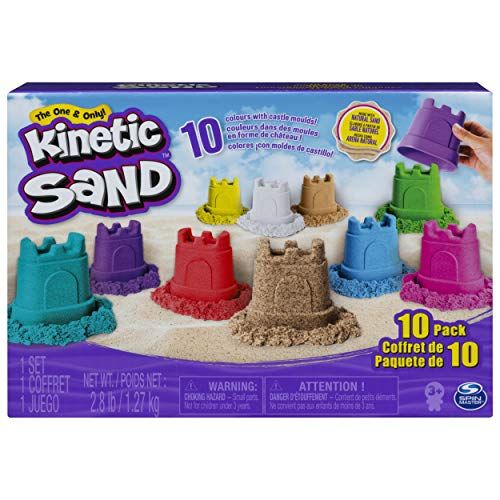 Kinetic Sand, Castle Containers 10-Color Pack