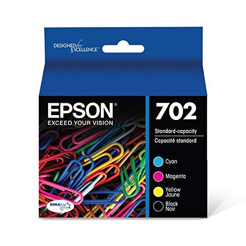 Epson T702120-BCS DURABrite Ultra Black and Color Combo Pack Standard Capacity Cartridge Ink
