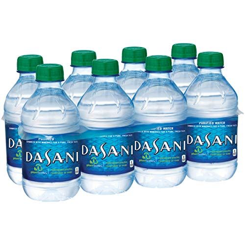 DASANI Purified Water Bottles Enhanced with Minerals, 12 fl oz, 8 Pack