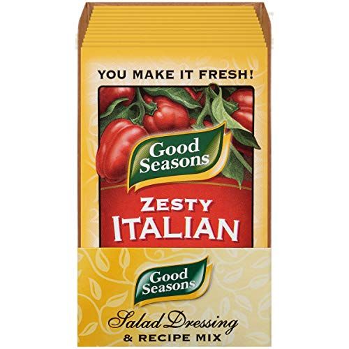 Good Seasons Zesty Italian Salad Dressing & Recipe Mix (0.6 oz Packets, Pack of 24)