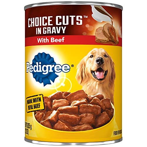 Pedigree Choice Cuts In Gravy With Beef Adult Canned Wet Dog Food, (12) 22 Oz. Cans