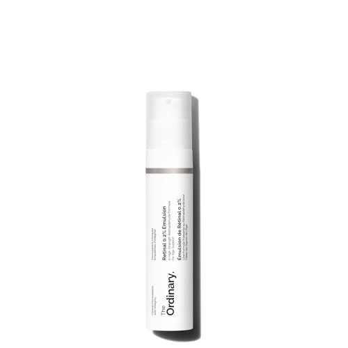 The Ordinary Retinal 0.2% Emulsion, High-Strength Retinoid Serum for Advanced Anti-Aging Support, 0.5 Fl Oz