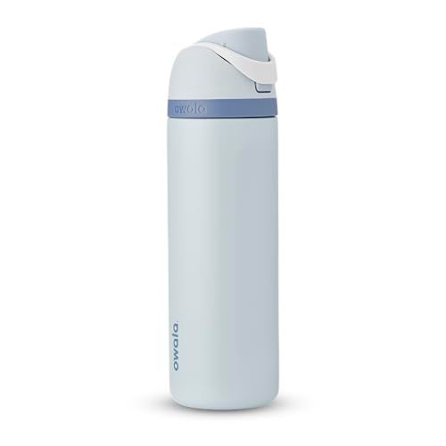 Owala Disney Princess FreeSip Insulated Stainless Steel Water Bottle with Straw for Sports and Travel, BPA-Free Sports Water Bottle, 24 oz, Cinderella