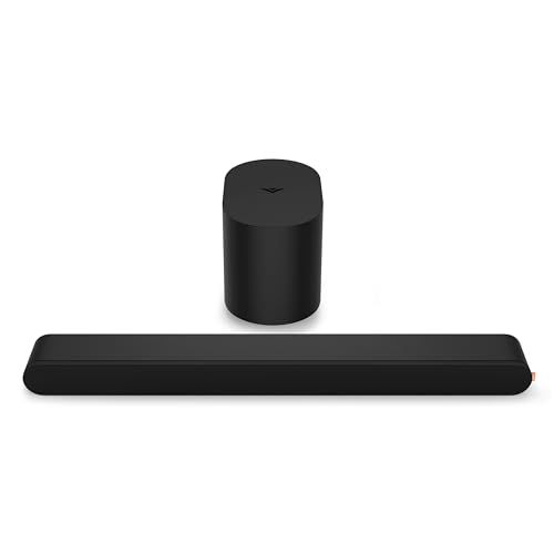 VIZIO 2.1 Soundbar, Wireless Subwoofer w/Dolby Atmos & DTS:X, Bluetooth Speaker, QuickFit™ Compatible – SV210M-08 (New, 2024 Model)