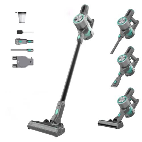 Wyze Lightweight Stick Vacuum Cleaner with 24Kpa Powerful Suction, Cordless Vacuum with HEPA Filter, 50mins Runtime for Home Hard Floor Carpet Pet Hair