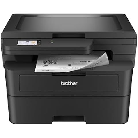 Brother HL-L2480DW Wireless Compact Monochrome Multi-Function Laser Printer with Co...