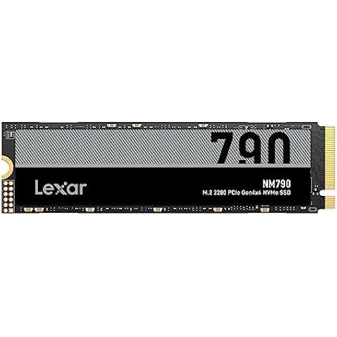 Lexar 4TB NM790 SSD PCIe Gen4 NVMe M.2 2280 Internal Solid State Drive, Up to 7400/...