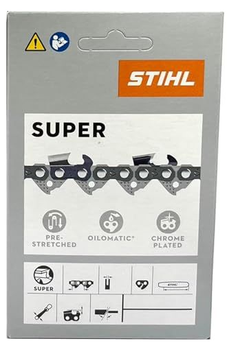 Stihl 26RS 74 Chainsaw Chain Rapid Super 18" Bar, .325, Pitch, .063 Guage