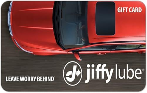 Jiffy Lube Red Car eGift Card