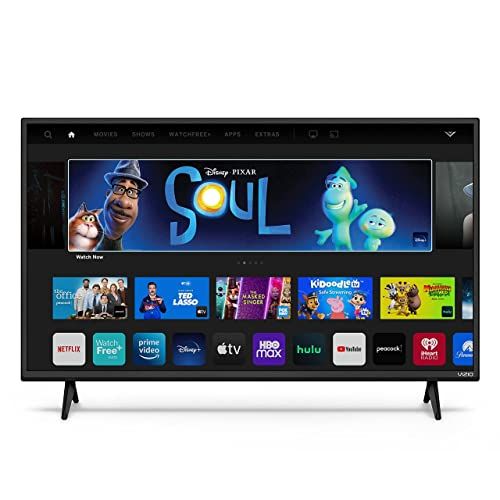VIZIO 40-inch D-Series Full HD 1080p Smart TV with Apple AirPlay and Chromecast Built-in, Screen Mirroring for Second Screens, & 150+ Free Streaming Channels, D40f-J09, 2021 Model (Renewed)