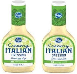 Kroger Creamy Italian Salad Dressing 16 oz - Pack of 2