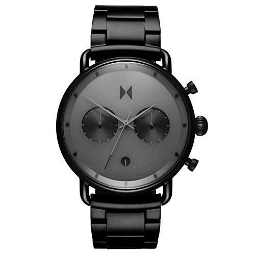 MVMT Blacktop Watches | 47 MM Men's Analog Watch | Starlight Black