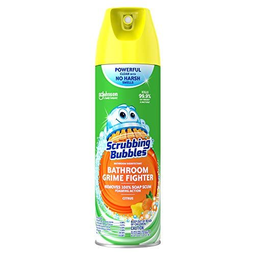 Scrubbing Bubbles Bathroom Grime Fighter Aerosol, Citrus, 20 oz