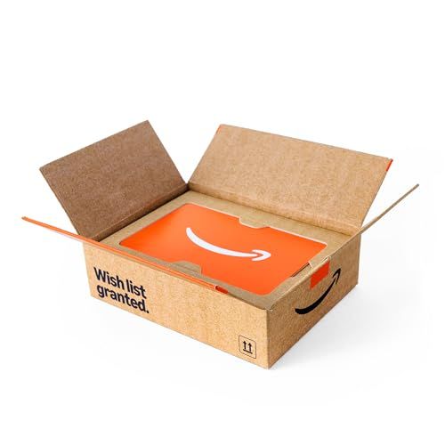 Amazon Physical Gift Card in a Mini Box - Wish List Granted