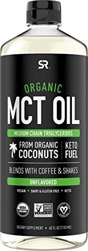 Organic MCT Oil derived from ONLY Coconut- 'XL' 40oz Bottle | Great in Keto Coffee,Tea, Smoothies & Salad Dressings | Non-GMO Project Verified & Vegan Certified (Unflavored)