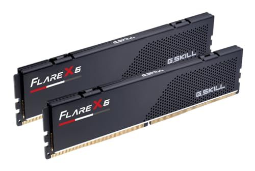 G.SKILL Flare X5 Series DDR5 RAM (AMD Expo) 32GB (2x16GB) 6000MT/s CL30-36-36-96 1.35V Desktop Computer Memory U-DIMM - Matte Black (F5-6000J3036F16GX2-FX5)
