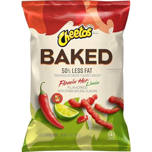 Baked Cheetos Crunchy Flaming Hot Limon, 7.625 Oz