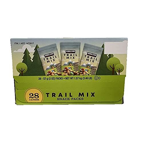 Kirkland Signature Trail Mix Snack Packs, 2 Ounce (Pack of 28)
