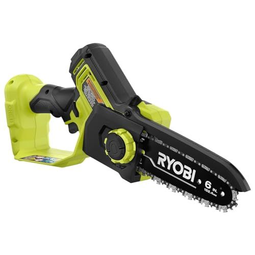 Ryobi ONE+ 18V 6 in. Battery Compact Pruning Mini Chainsaw (TOOL ONLY- battery and charger NOT INCLUDED)