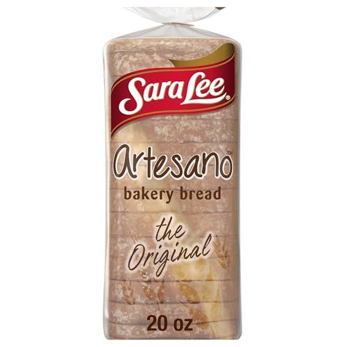 Sara Lee Artesano Original Bread, Soft White Pre-sliced White Bread, 20 oz Bag