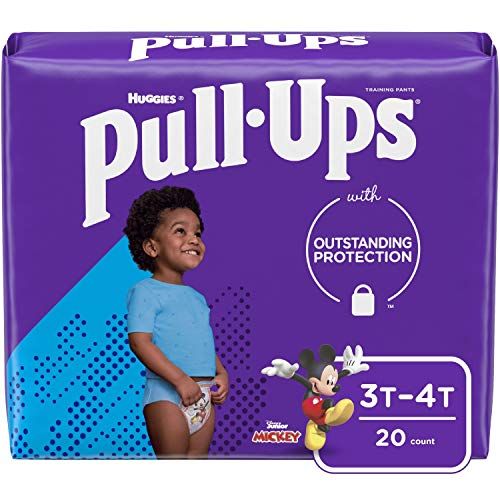 Pull-Ups Learning Designs Boys' Training Pants, 3T-4T, 20 Count
