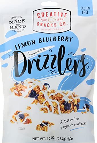 Creative Snacks Granola Lemon Blueberry Drizzlers 10 Oz (Pack of 1)
