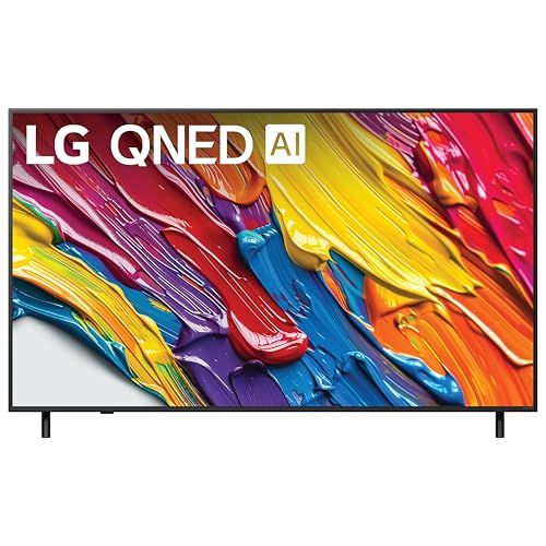 LG 65-Inch Class QNED AI 4K QNED82A Series Smart TV w/AI Sound, HDR10, 4K Super Upscaling, Filmmaker Mode, Wow Orchestra, Alexa Built-in (65QNED82AUA, 2025)