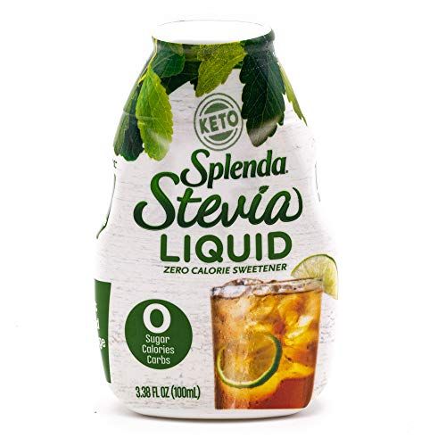 SPLENDA Stevia liquid Zero Calorie Sweetener Drops, 3.38 Fl. Oz. Bottle, Stevia, 3.38 Fl Oz