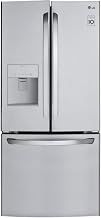 LG LFDS22520S - Refrigerator/Freezer - French Door Bottom Freezer with Water Dispenser - Width: 29.8 in - Depth: 35.5 in - Height: 68.5 in - 21.8 cu. ft - Stainless Steel