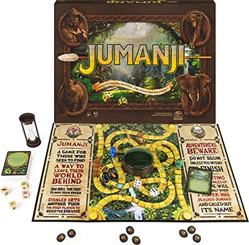 Jumanji The Game, of The Classic Adventure Board Game for Kids and Families Ages 8 and up