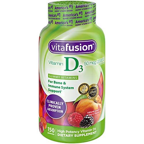 Vitafusion Vitamin D3 Gummy Vitamins, 150 count