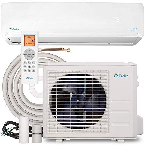 Senville SENL-24CD Mini Split Air Conditioner Heat Pump 24000 BTU 17 SEER 208/230V, White