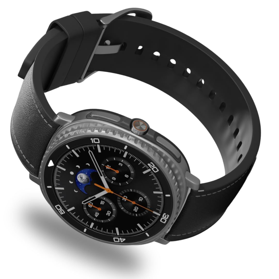 SAMSUNG Galaxy Watch 8 Classic | 46mm, Rotating Bezel | AI Smartwatch w/ 1.34" AMOLED, Wear OS 6, Wi-Fi, Bluetooth, GPS Fitness Tracker, IP68 | International Model L500 | w/Fast Charger, Black