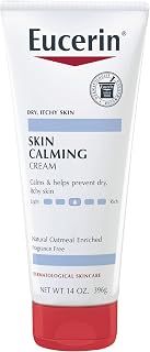 Eucerin Skin Calming Cream - Full Body Lotion for Dry, Itchy Skin, Natural Colloidal Oatmeal Enriched - 14 oz. Tube