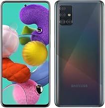 SAMSUNG Galaxy A51 128GB (6.5 inch) Display Quad Camera 48MP A515U Black Unlocked (Renewed), A51 128GB A515U
