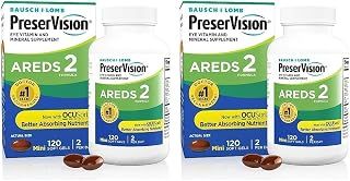 PreserVision AREDS 2 Eye Vitamins, 120 Softgels (Pack of 2)