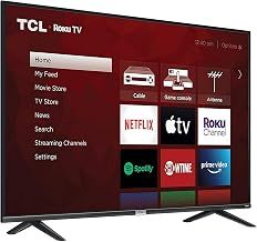TCL 55" Class 4-Series 4K UHD HDR Smart Roku TV – 55S435, 2021 Model
