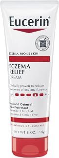 Eucerin Eczema Relief Cream, Full Body Lotion, Moisturizing Eczema Cream with Colloidal Oatmeal (Skin Protectant) and Ceramide 3, 8 Oz Tube