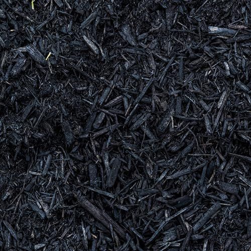 GARDENWISE Premium Wood Mulch for Indoor, Patio, Potting Media, Gardens, Lawns, and Landscaping (Black, 0.2 CU.FT. - 4.8 L - 5.1 QTS.)