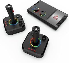 My Arcade Atari Game Station Pro: Video Game Console with 200+ Games, Wireless Joysticks, RGB LED Lights, Atari 2600/5200/7800 and More