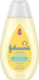 Johnson's Head-to-Toe Gentle Baby Wash & Shampoo, Travel-Size Bottle 3.4 fl. Oz (Pack of 12)