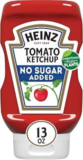Heinz No Sugar Added Ketchup